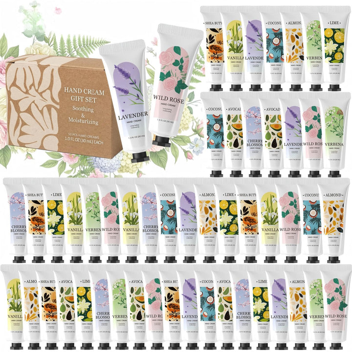 spa luxetique front packaging showing 50 tubes and benefit of bulk gifting