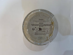 Spa Luxetique ingredient label close-up listing sunflower oil and vitamin E for nourishment