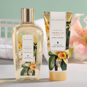 spa luxetique staged bathroom scene showing relaxing at-home spa experience