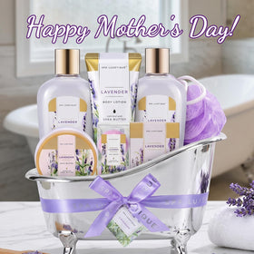 spa luxetique lifestyle relaxing bath scene with candles showing calming-at-home spa benefit