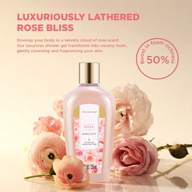 spa luxetique rose massage oil bottle close-up demonstrating hydrating application
