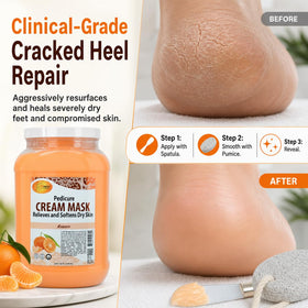 SPA REDI being applied to feet in salon for deep moisturizing treatment