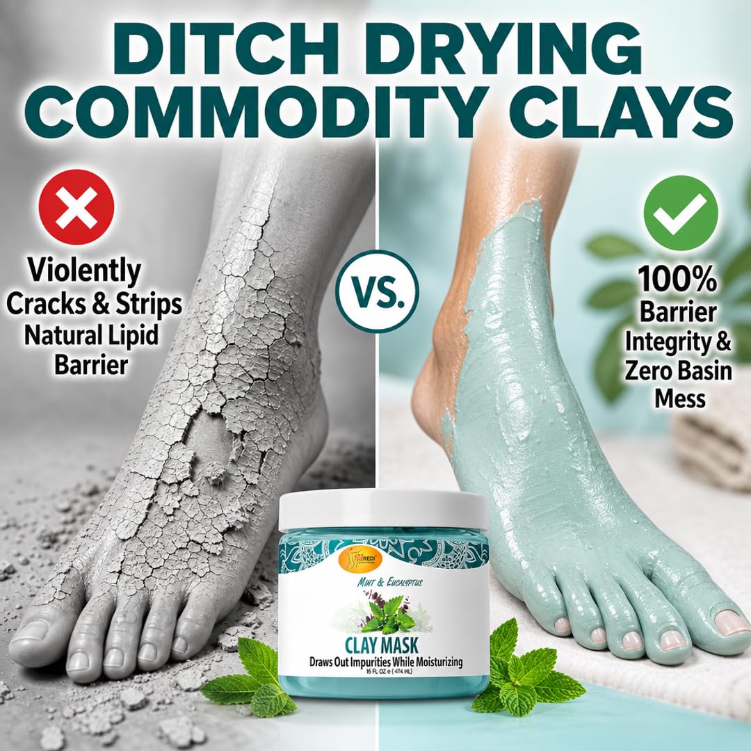 SPA REDI being applied to a foot in a salon setting benefit: callus softening and quick prep