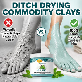 SPA REDI being applied to a foot in a salon setting benefit: callus softening and quick prep