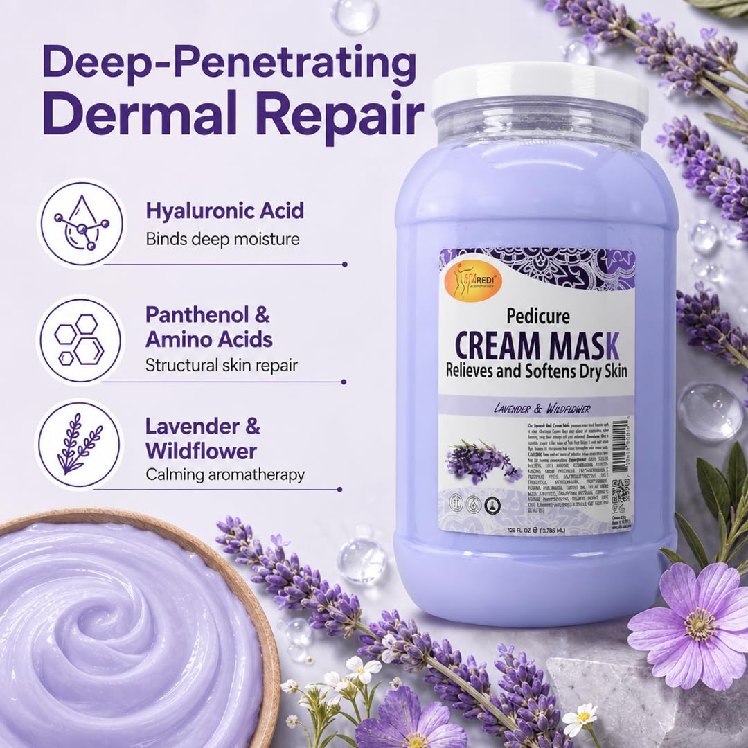 SPA REDI applied in-salon showing therapist using less product for smooth massage