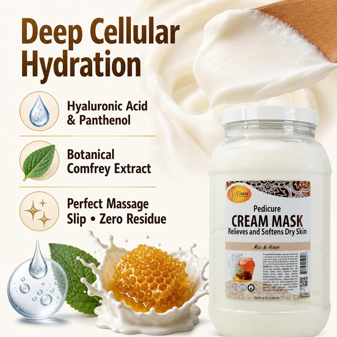 SPA REDI open jar with cream ready to apply for deep moisture