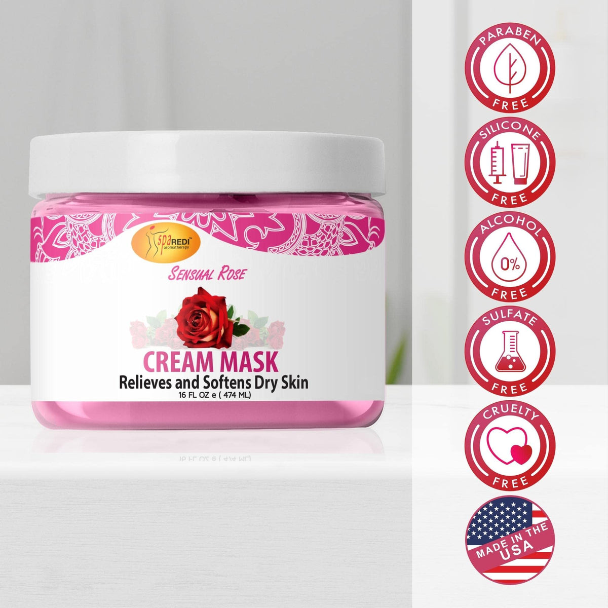 SPA REDI made in usa badge emphasizing domestic manufacturing reliability