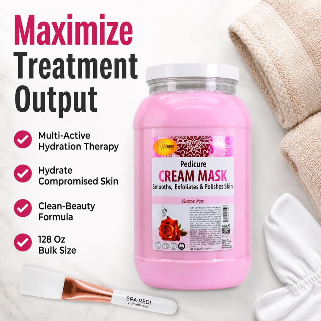 spa redi open jar showing creamy interior and easy-scoop application benefit