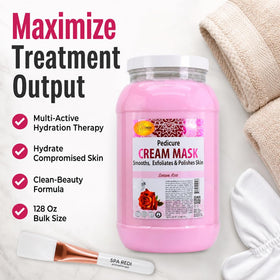 spa redi open jar showing creamy interior and easy-scoop application benefit
