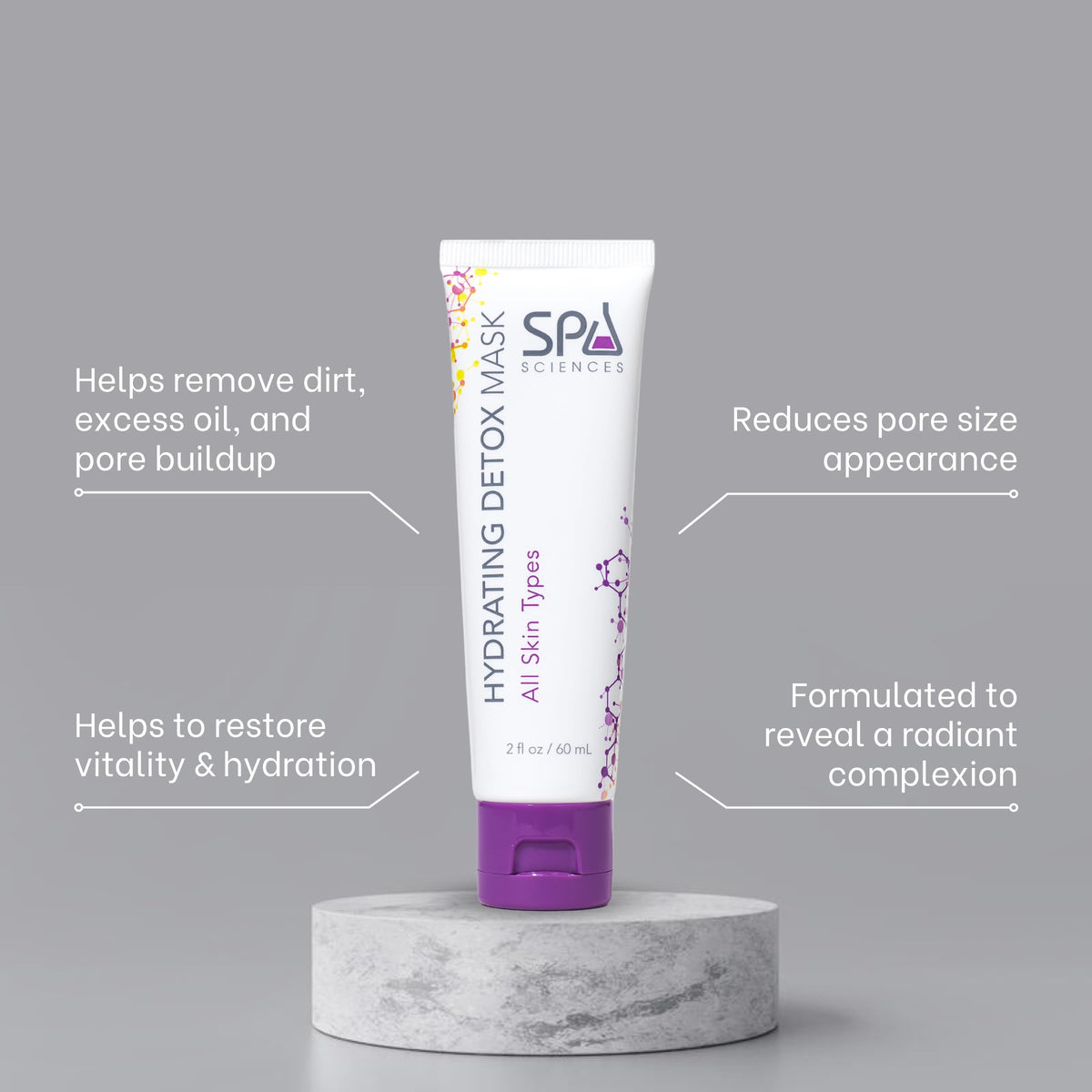 SPA SCIENCES close-up of seaweed and clay, highlighting natural ingredients