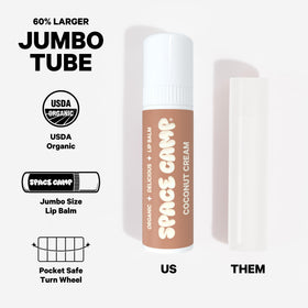 Space Camp coconut cream two-pack stacked to show extra quantity advantage