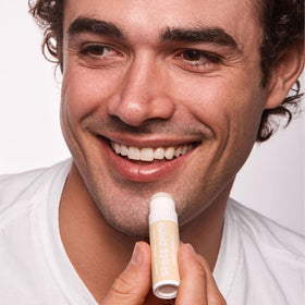 Space Camp close-up of smooth balm texture for silky lip finish