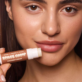 Space Camp Sweet Vanilla tube close-up showing creamy scoop and soothing comfort