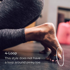 Spacer Mobility detail of loop construction showing secure, flexible fit