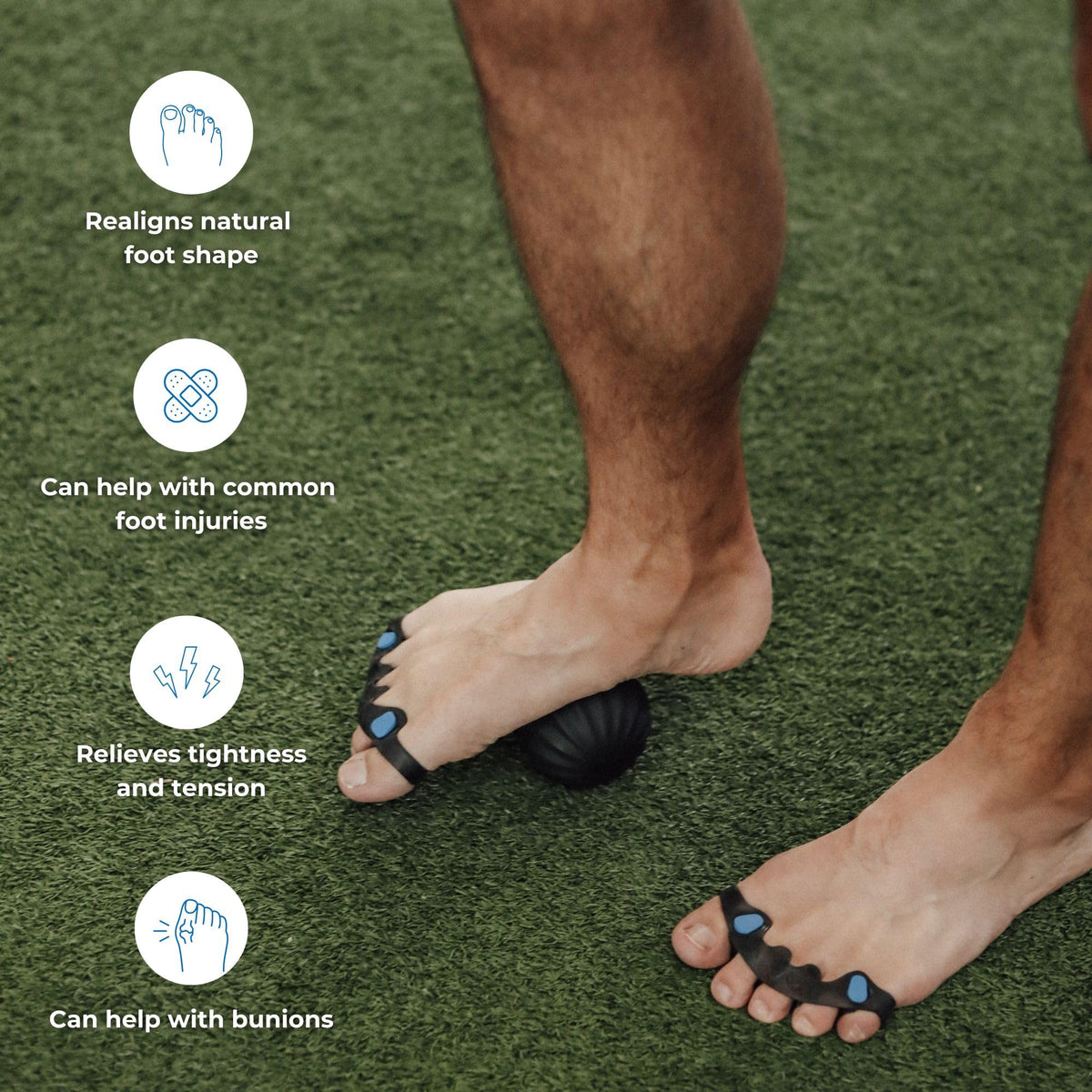 Spacer Mobility size comparison in hand illustrating one-size fit