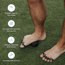 Spacer Mobility size comparison in hand illustrating one-size fit