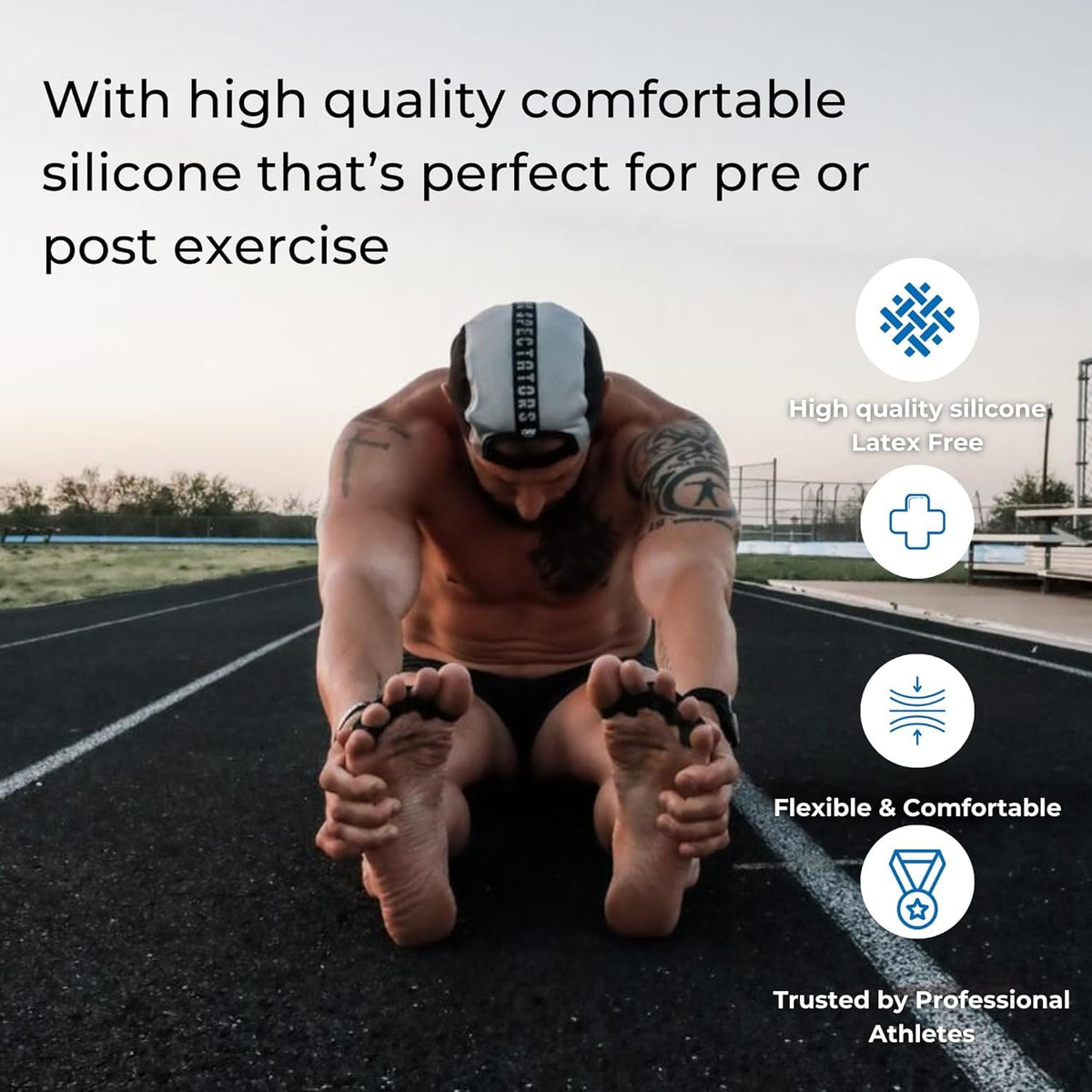Spacer Mobility spacer side profile worn to enhance balance and posture