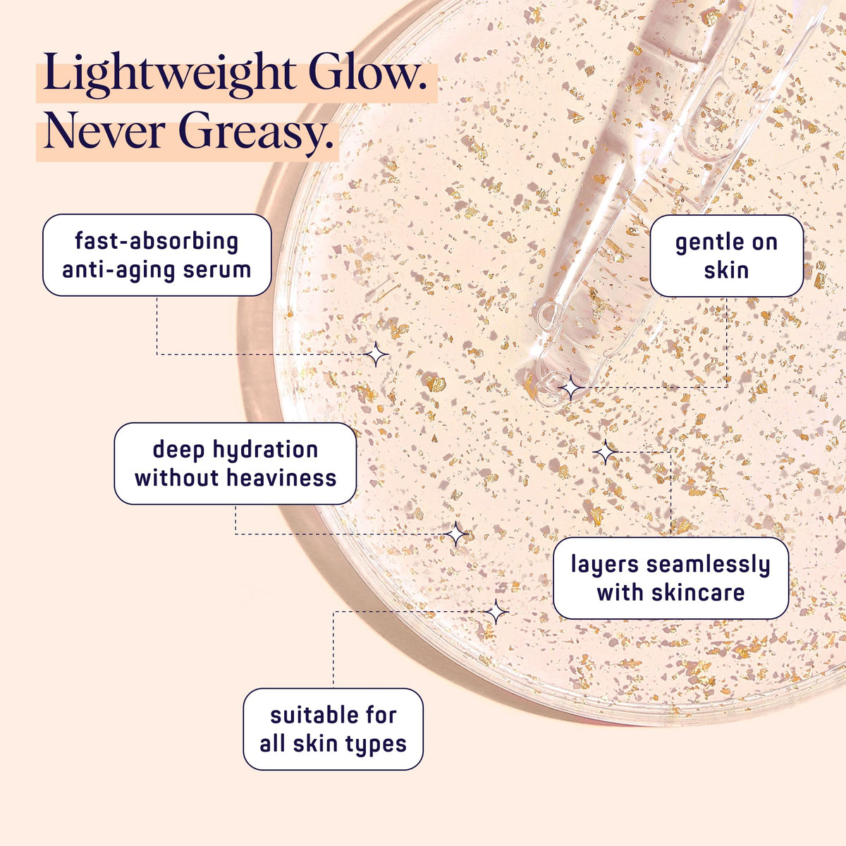 SpaLife serum placed among other products showing easy layering in routine