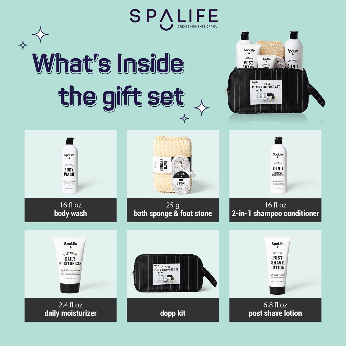 SpaLife body wash lather on hand with water splash for refreshing cleanse