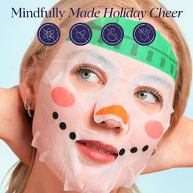 SpaLife holiday gift bag display with masks ideal for party favors
