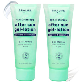 SpaLife front packaging showing two tubes and soothing benefit