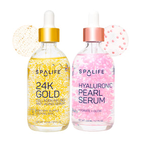 SpaLife front packaging duo showing both bottles and benefits