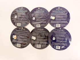 SpaLife sheet masks arranged in spa setting for relaxing at-home treatment benefit
