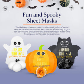 SpaLife pumpkin mask sheet close-up texture highlighting hydrating serum for plump skin