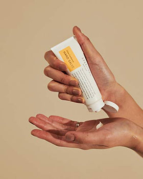 SpaRitual close-up texture of salve highlighting creamy absorption for soft hands