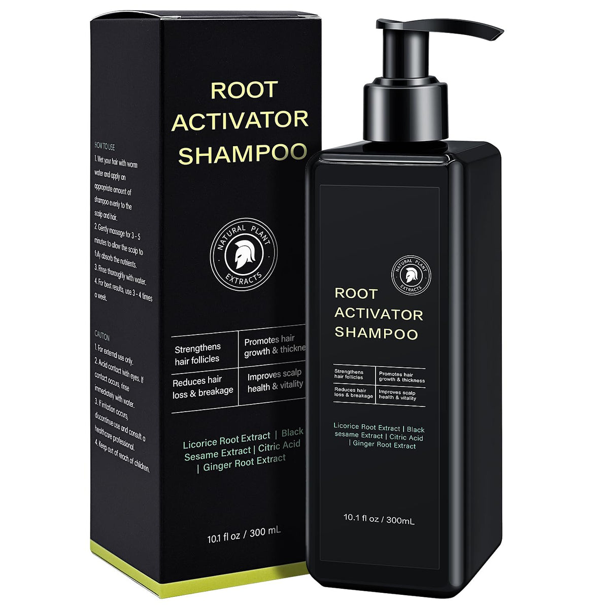 SPARTAN HAIR front packaging showing bottle and label benefits