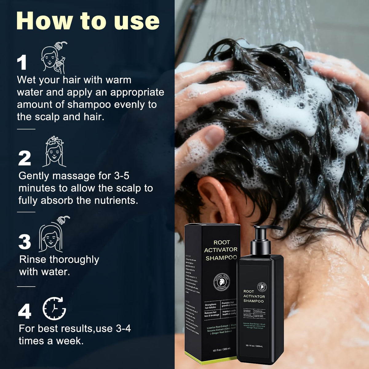 SPARTAN HAIR 300 mL size comparison beside common toiletry