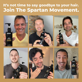 SPARTAN lifestyle shot of man using product suggesting daily grooming improvement