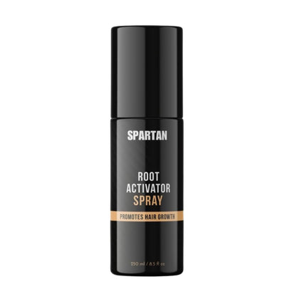 SPARTAN front packaging showing bottle and label for confident grooming