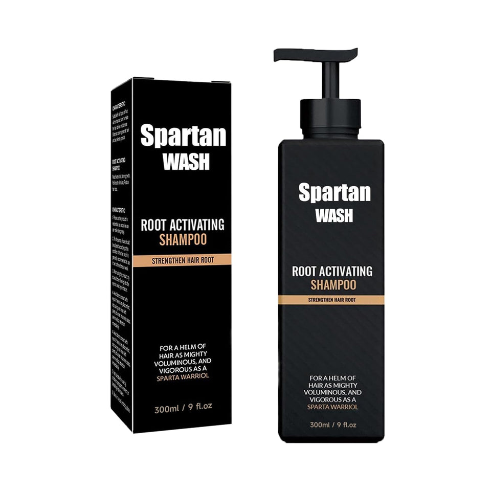 SPARTAN WASH front bottle view showing 300ML and product benefit