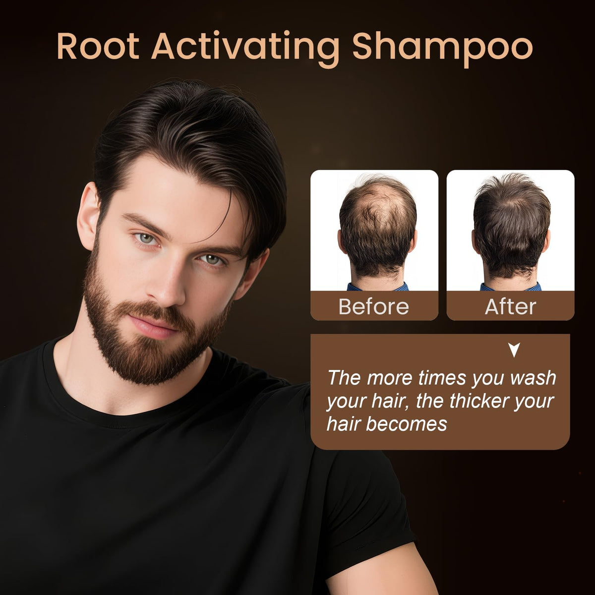 SPARTAN WASH shampoo in shower scene showing daily routine benefit