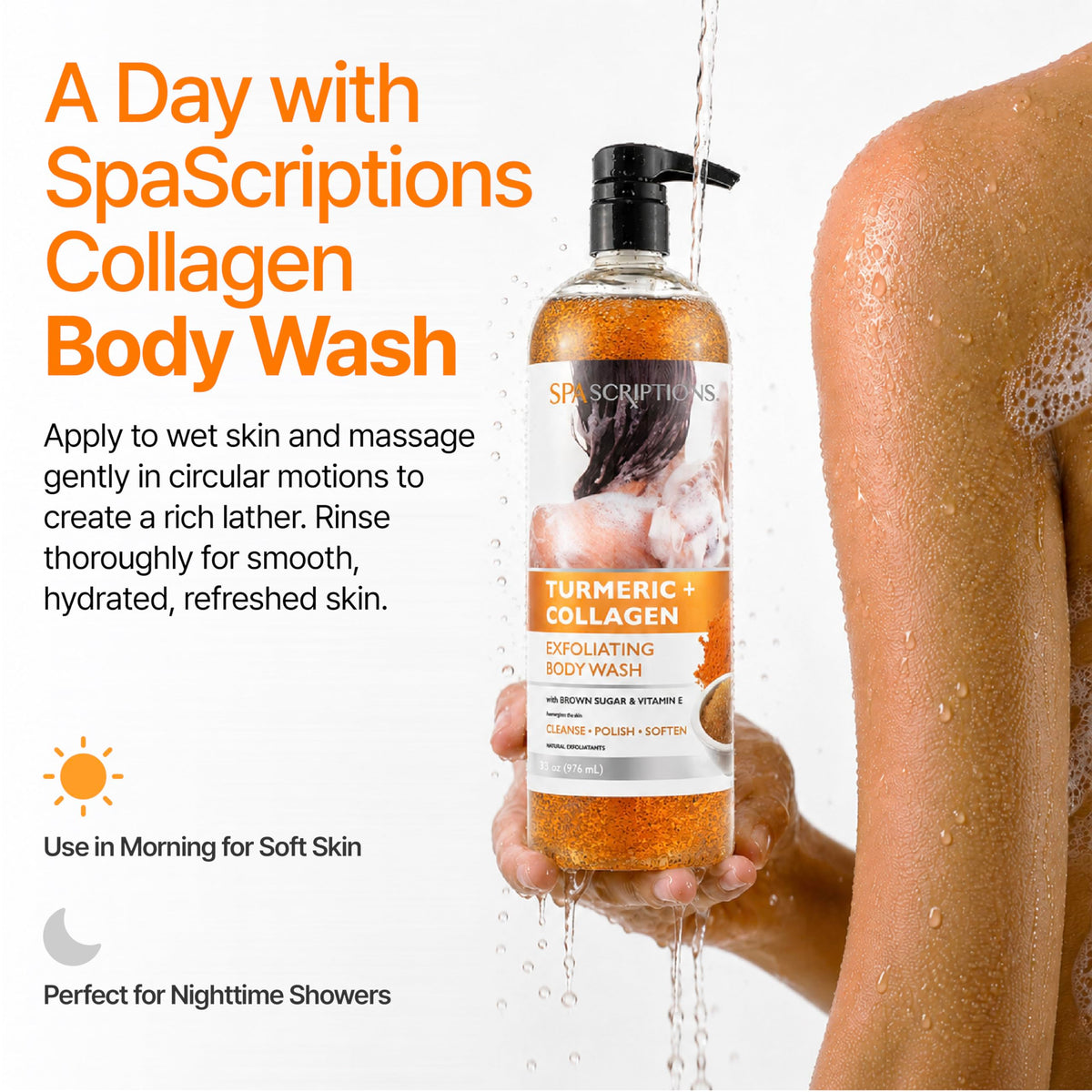 SpaScriptions skin after use appearing smoother and more radiant