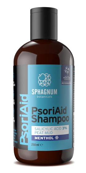 Sphagnum Botanicals front label showing medicated benefits and NPF recognition