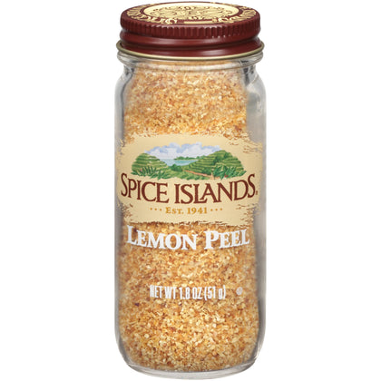 Spice Islands jar front label showing product and size helpful for quick identification