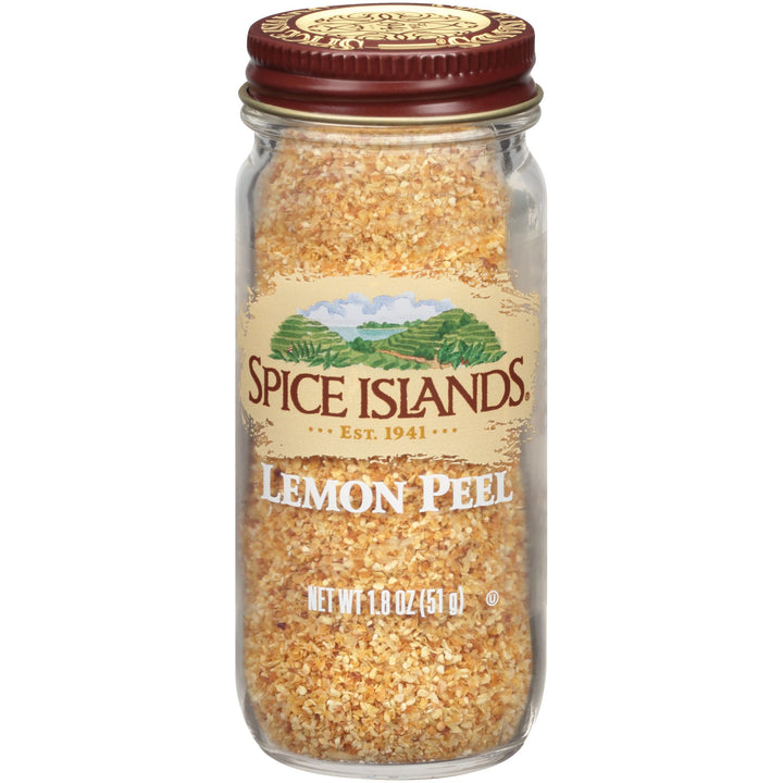 Spice Islands jar front label showing product and size helpful for quick identification