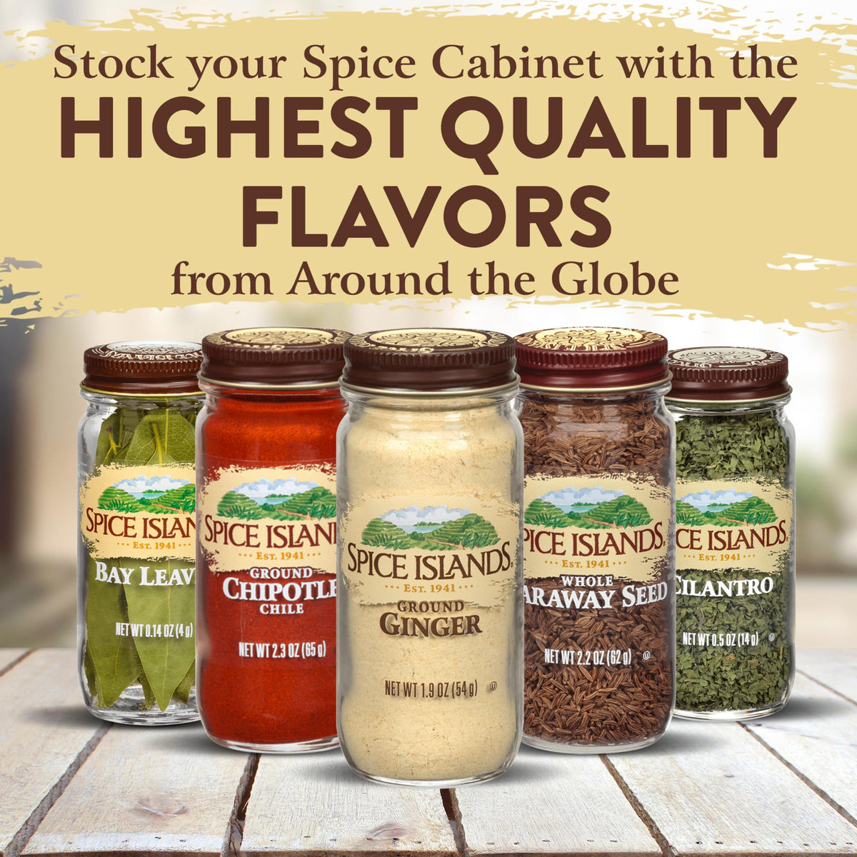 Kitchen countertop scene with Spice Islands lemon peel used in baking for inspiration