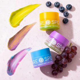 SPODARE bedside lifestyle showing product in nightly routine for soft lips