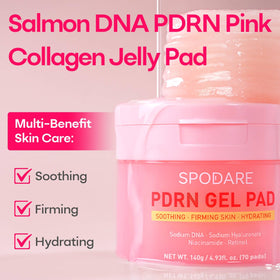 SPODARE close-up of the bouncy gel pad texture offering cooling hydration