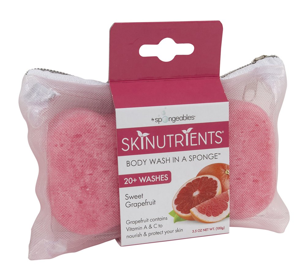 Spongeables close-up texture reveals sponge pores for effective exfoliation