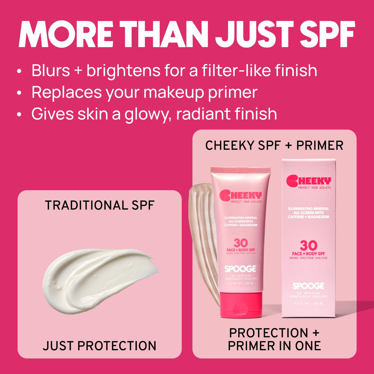 SPOOGE Cheeky lifestyle beach scene illustrating reef-safe sunscreen benefit