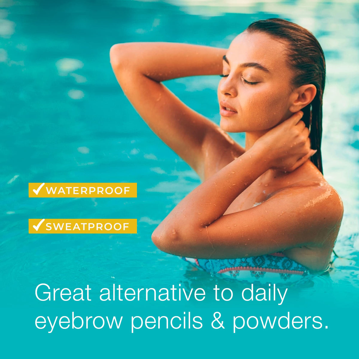 Sport Cosmetics texture shot with plant extracts highlighting gentle, natural formula benefit