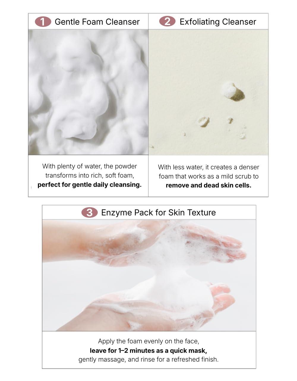 SRB papaya enzyme ingredient visual indicating natural exfoliating power