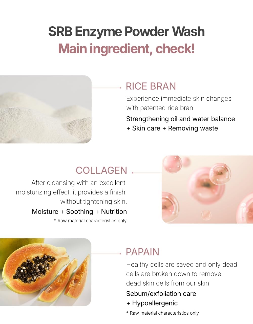 SRB powder in palm demonstrating amount to use and easy activation