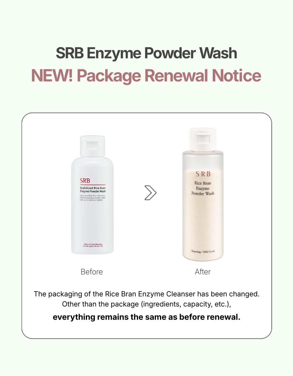 SRB powder texture close-up highlighting fine grains and smooth exfoliation