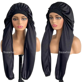 Ssawhair close-up fabric texture highlighting smooth, low-friction material
