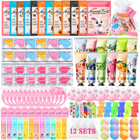SSGP front packaging of the 144-piece spa kit showing contents and appeal